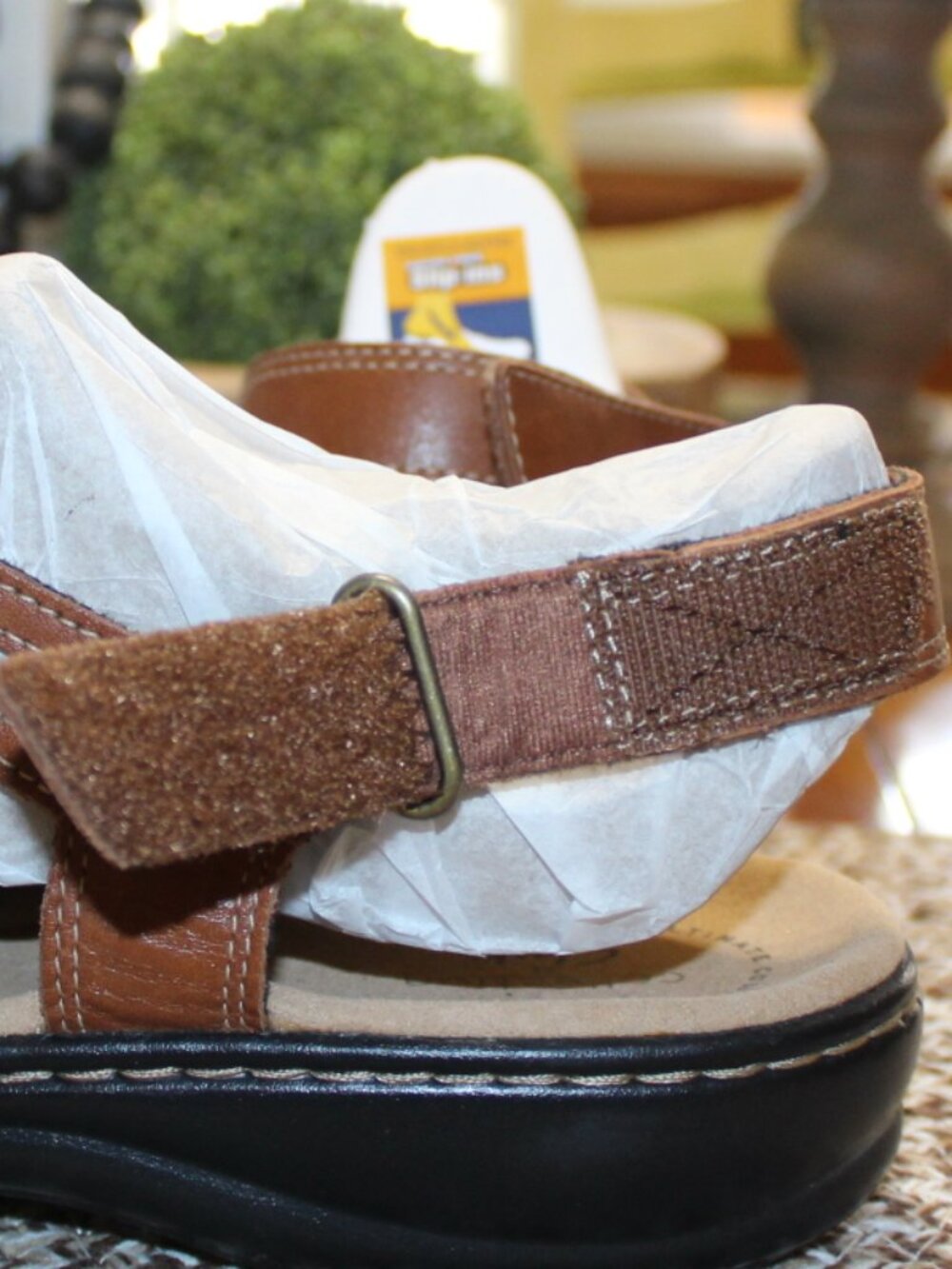 NWT Clarks Leisa Janna Sandals 9 1/2 WIDE SUPER CUTE! - Picture 8 of 15